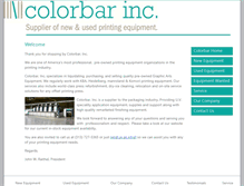 Tablet Screenshot of colorbarinc.com